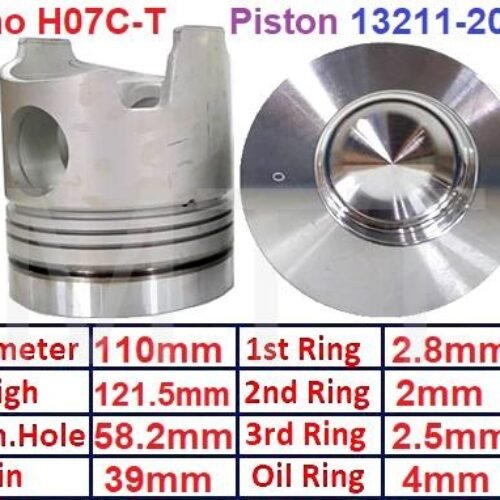 Piston-Hino H07C-Turbo